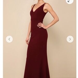 Lulu’s NWOT Melora Plum Purple Sleeveless Maxi Dress